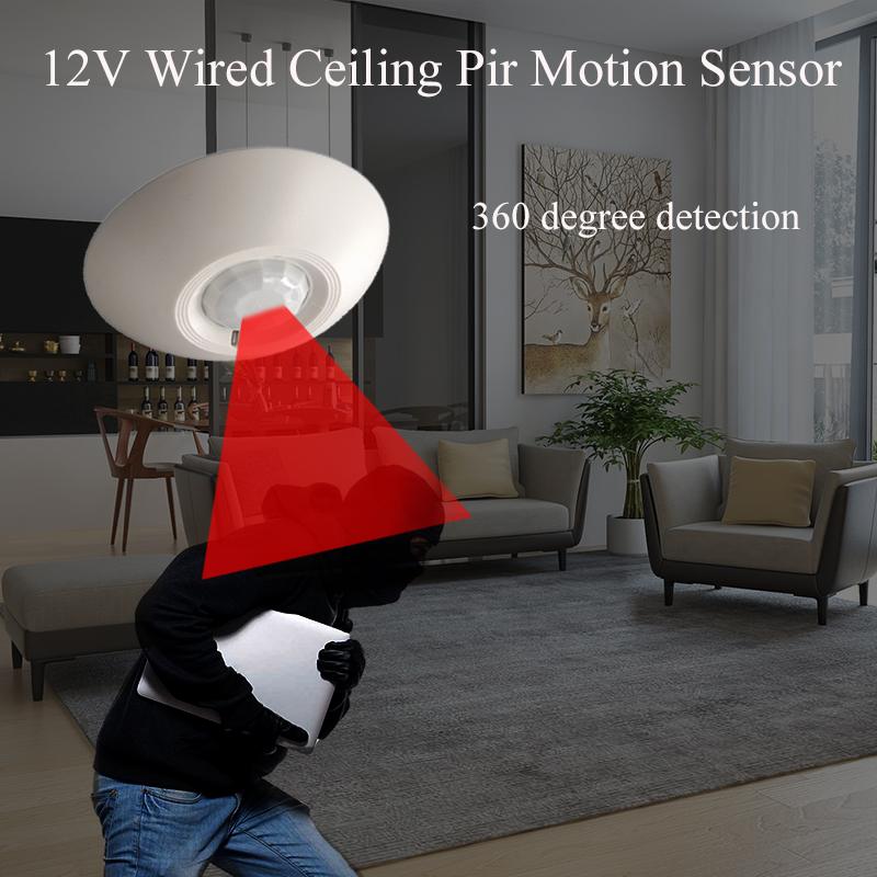 Motion Sensor Pir Wired - 12v com fio pir sensor de