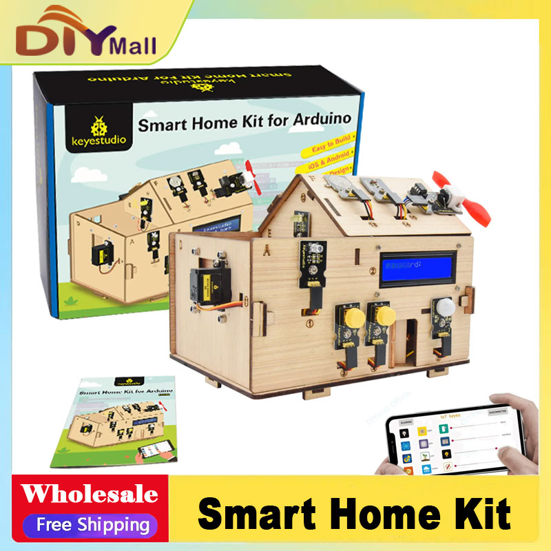 Home Automation With Arduino - Keyestudio Smart IoT Home Kit com