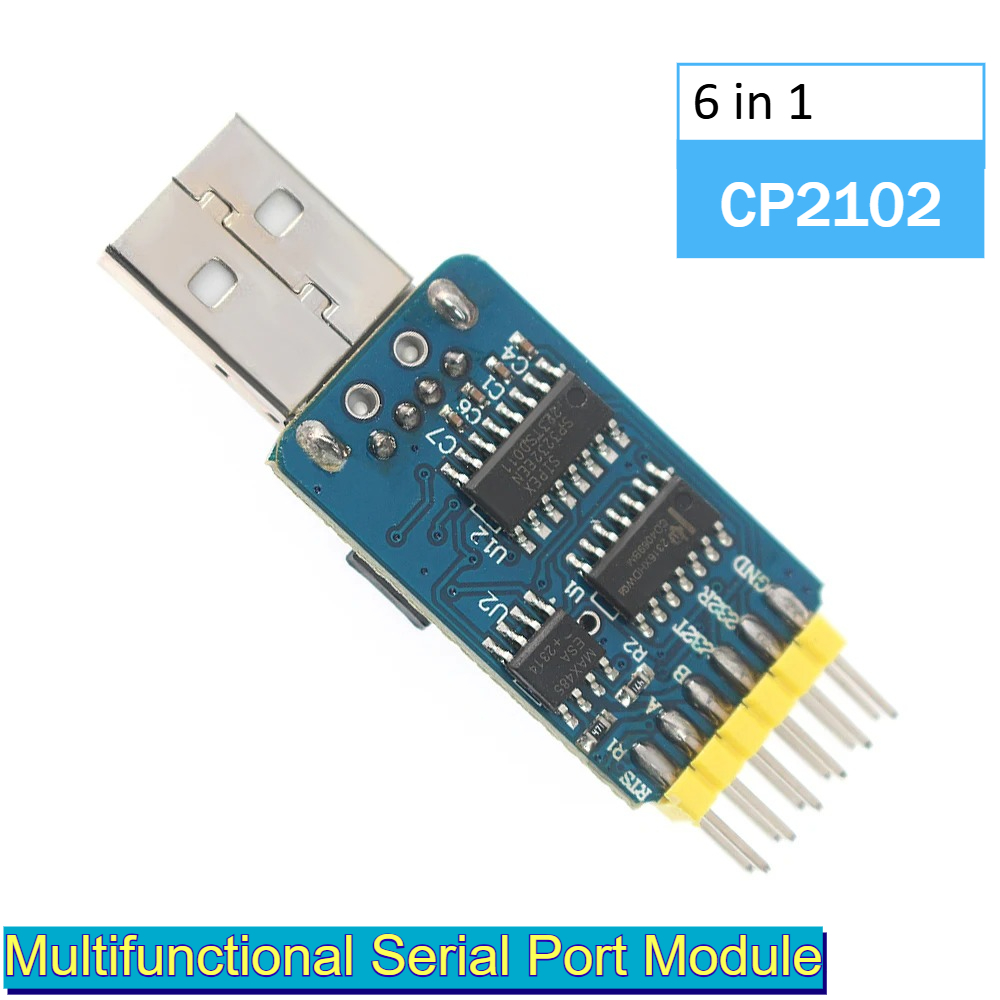 Level Shifter 3.3V - Adaptador serial usb 6 em 1