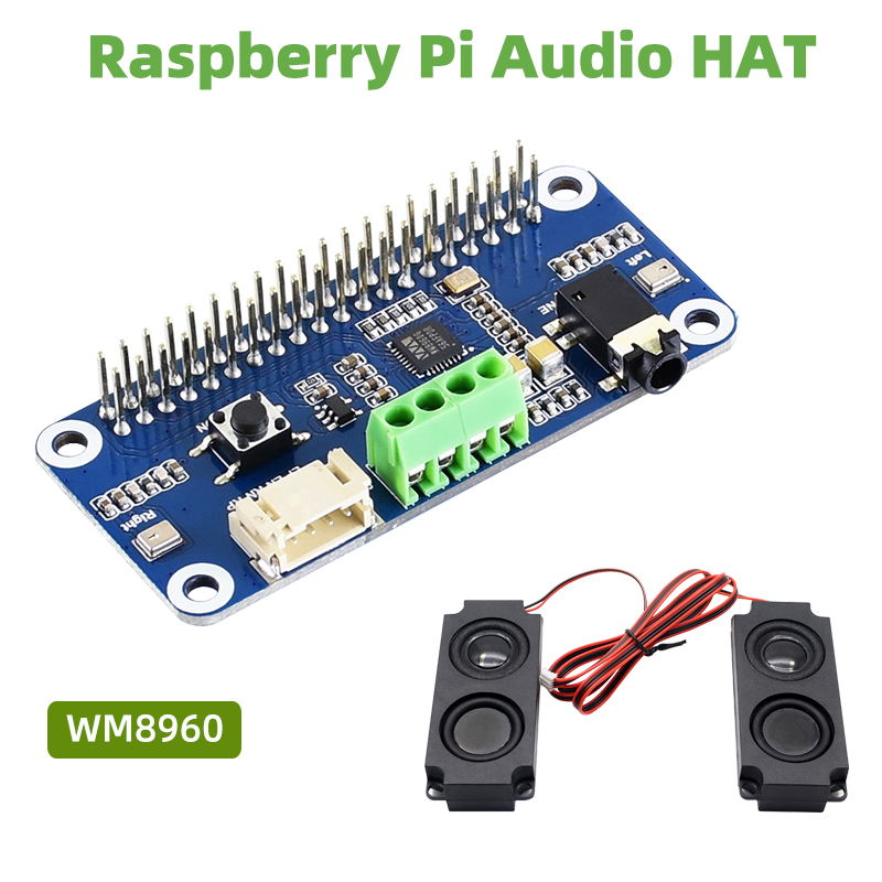 Pi Zero W Board - Raspberry Pi Hi-Fi Sound Card, WM8960,