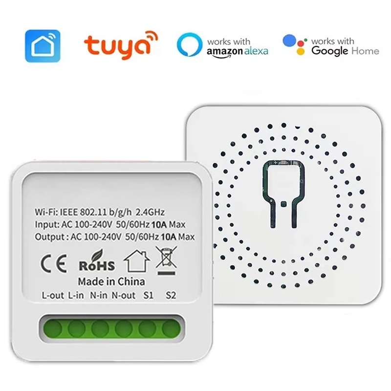 Home Automation Diy Kit - Interruptor Inteligente Mini WiFi Tuya Zigbee