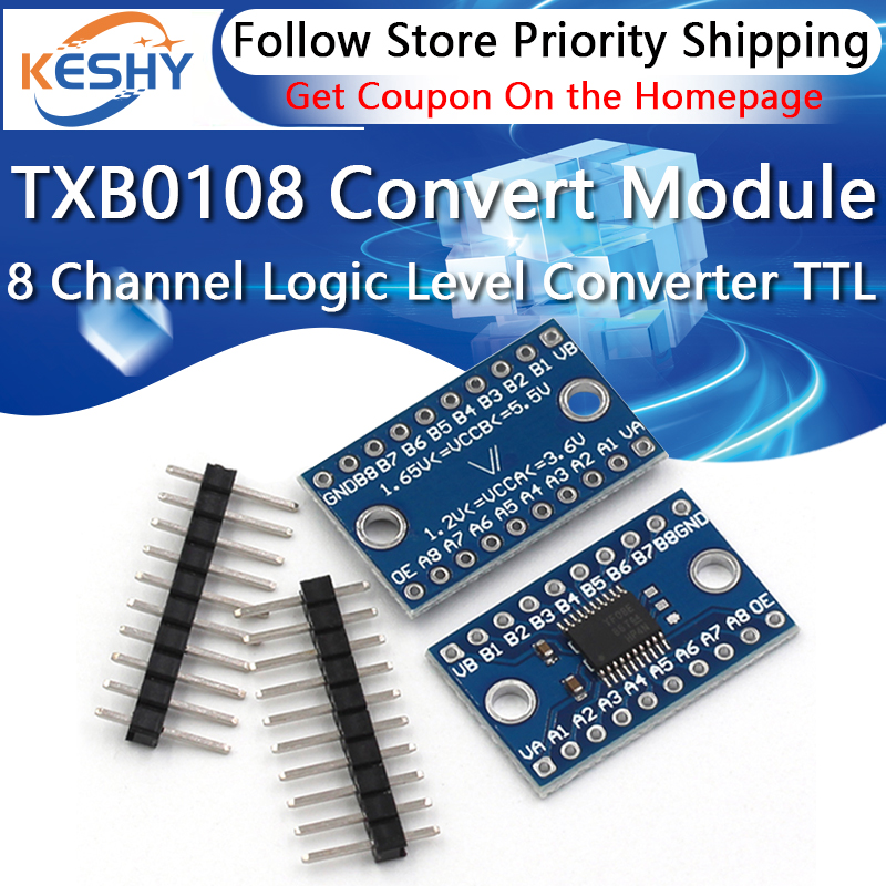 Level Shifter 3.3V - 3.3v 5v txs0108e conversor de nível