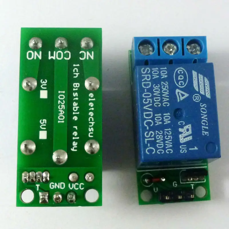 Home Automation With Arduino - Módulo de Relé Flip-Flop Latch Bistável