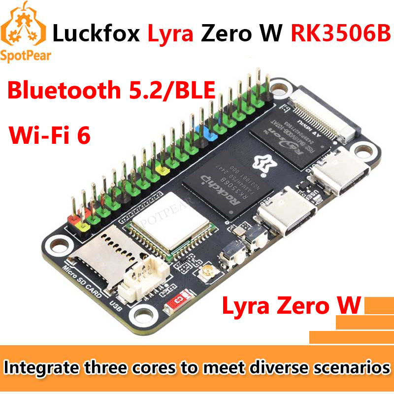 Pi Zero W Board - Luckfox Lyra Zero W RK3506B Rockchip