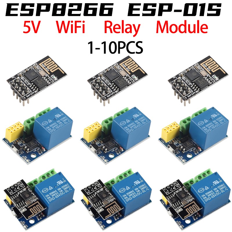 Home Automation With Arduino - Módulo de Relé WiFi ESP8266 ESP-01