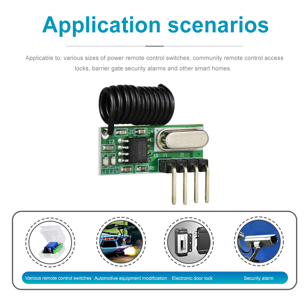 Módulo RF sem fio 315MHz/433MH - 433Mhz Receiver Module avaliação e preço
