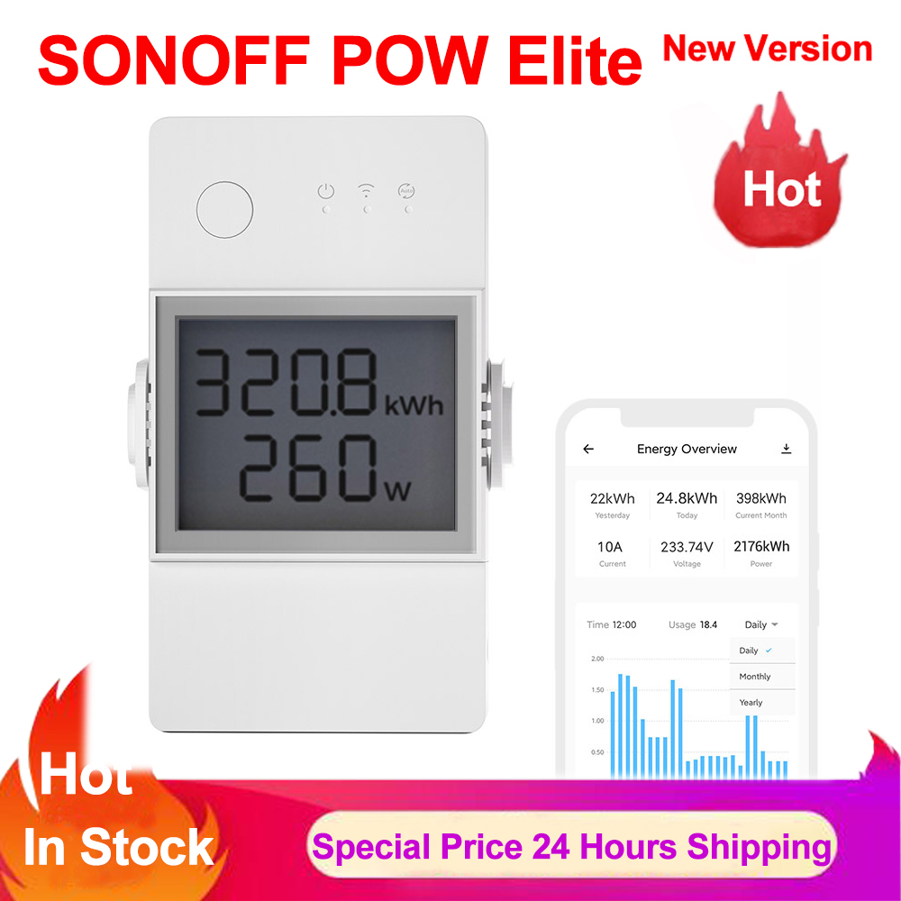 SONOFF POW Elite Interruptor d - Sonoff Basic Switch avaliação e preço