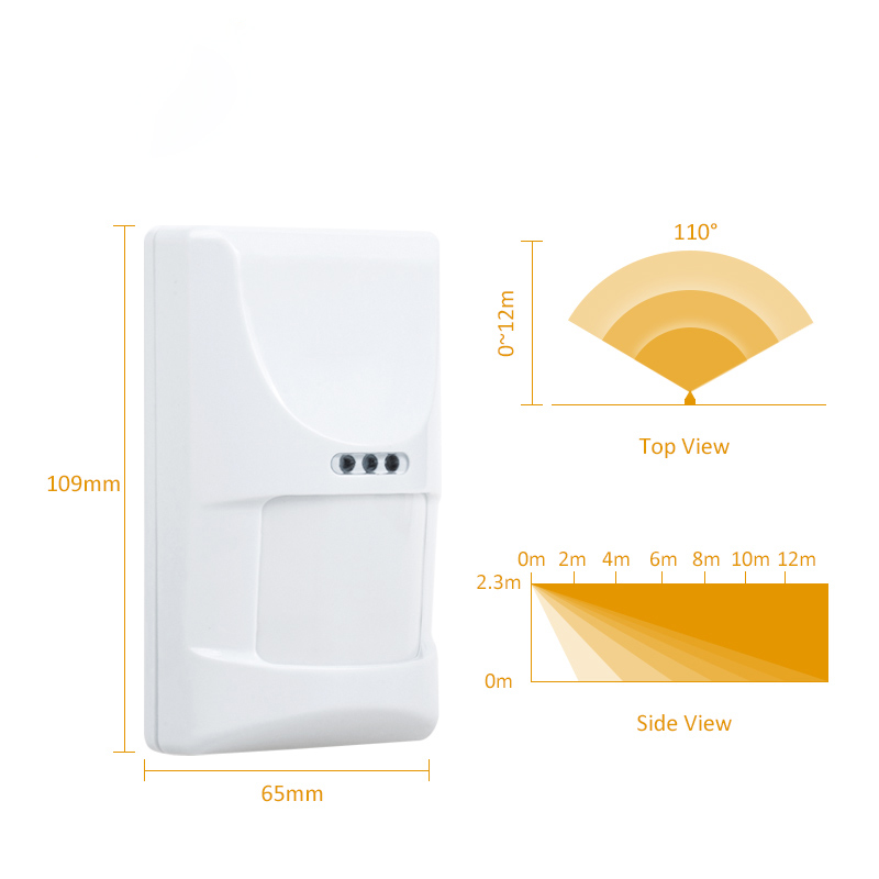 Sensor de Movimento PIR com Fi - Motion Sensor Pir Wired avaliação e preço