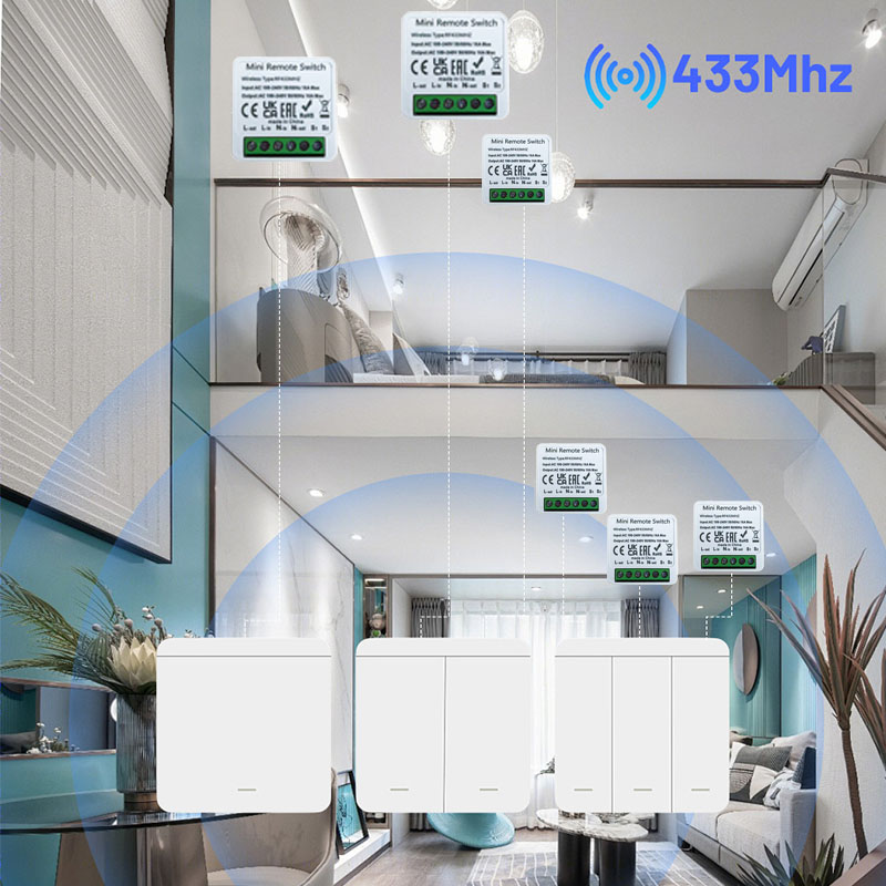 Rf 433mhz inteligente diy inte - Home Automation Systems Diy avaliação e preço