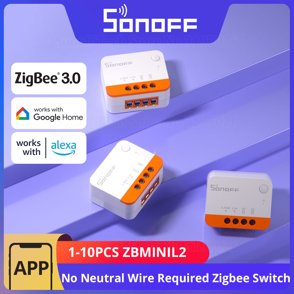 1-10PCS SONOFF ZBMINIL2 Zigbee - Sonoff Basic Switch avaliação e preço