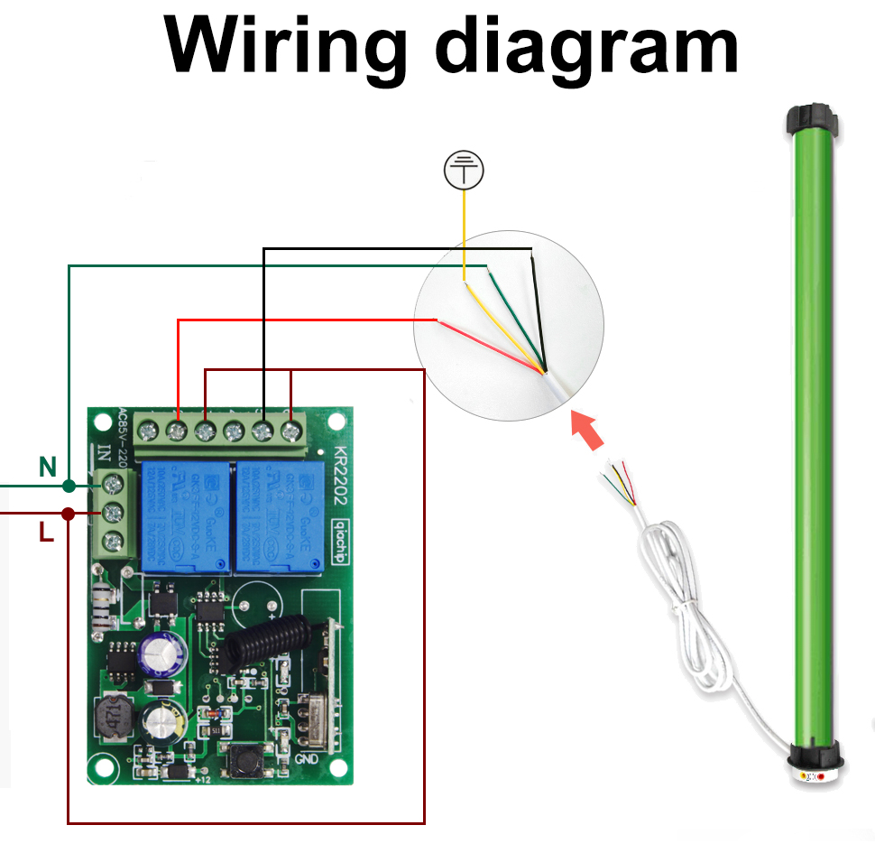 QIACHIP-Interruptor Universal  - 433Mhz Receiver Module avaliação e preço