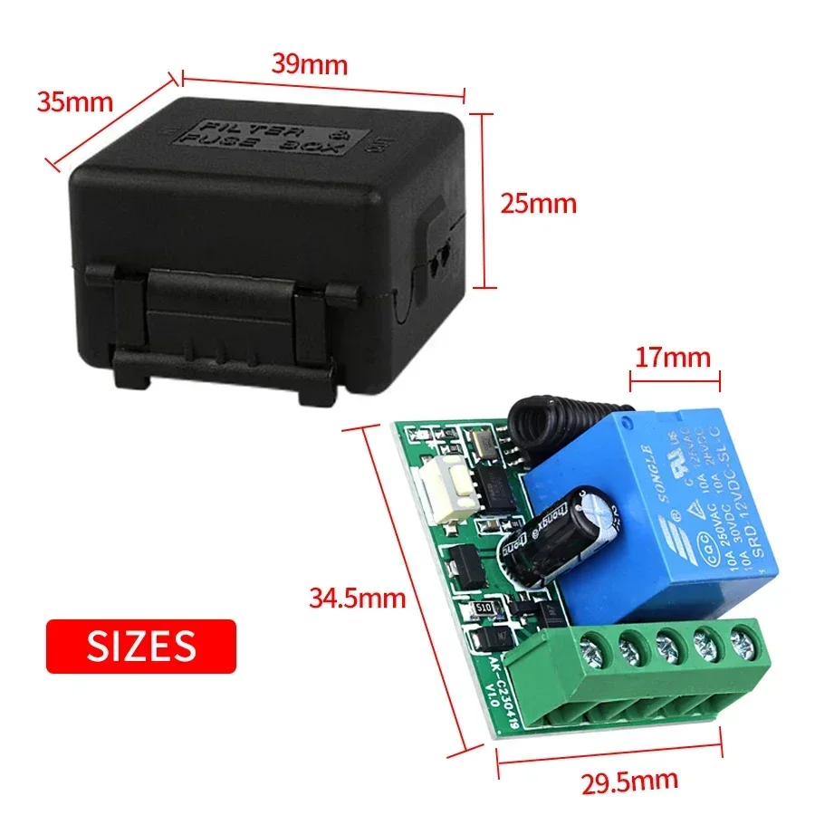 Interruptor inteligente de con - 433Mhz Receiver Module avaliação e preço