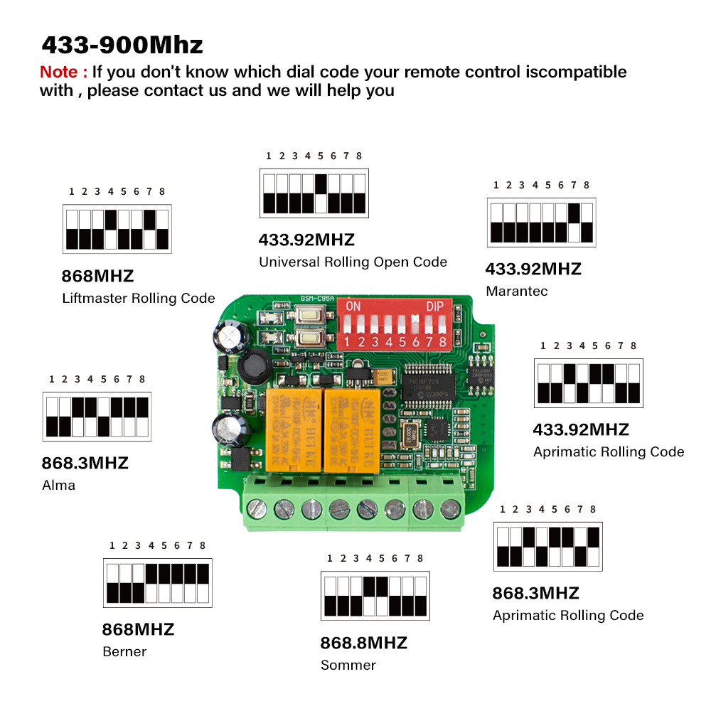 1-10 pces receptor universal d - 433Mhz Receiver Module avaliação e preço