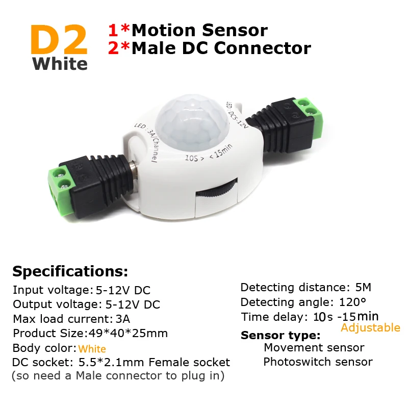 Interruptor do sensor de movim - Motion Sensor Pir Wired avaliação e preço