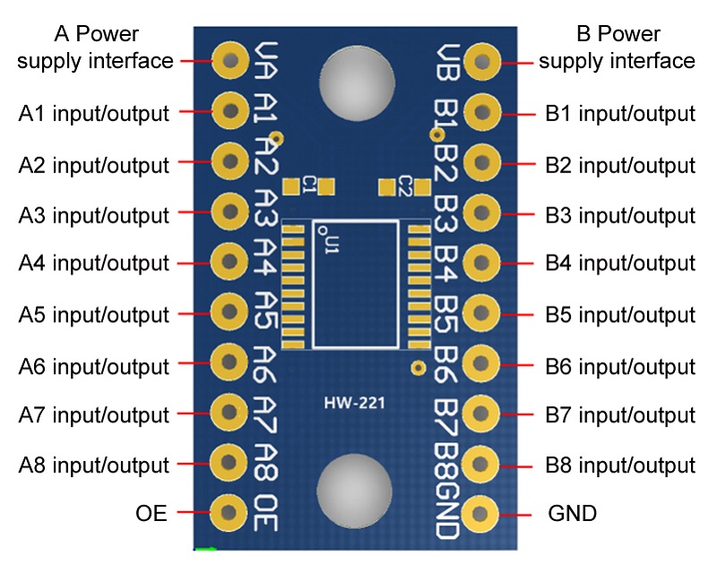 Módulo TXS0108E Conversor de N - Level Shifter 3.3V avaliação e preço