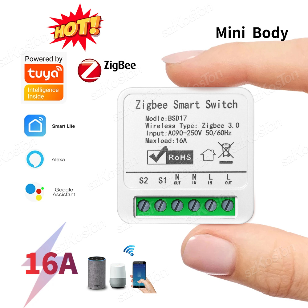 16a tuya zigbee módulo de inte - Diy Home Automation Hub avaliação e preço